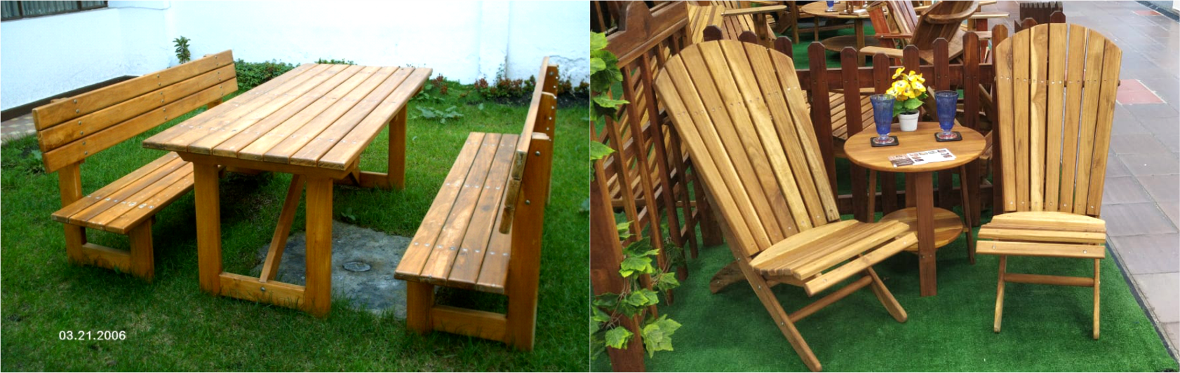 MOBILIARIO DE EXTERIOR MADERA: TECA