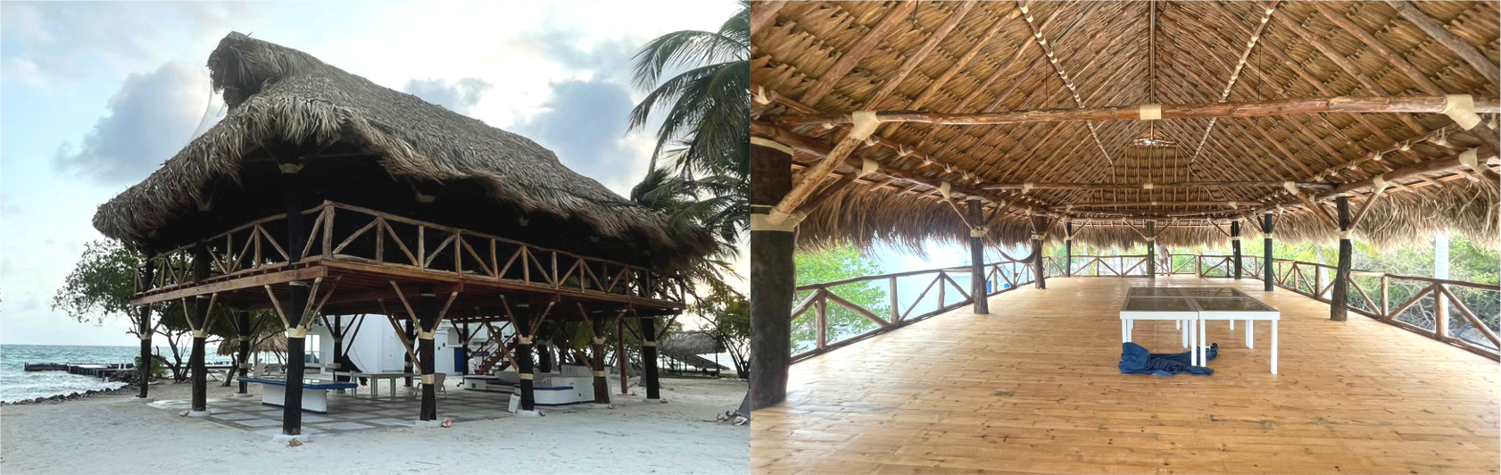 KIOSCO MADERA: PISO PINO, ESTRUCTURA EUCALIPTO