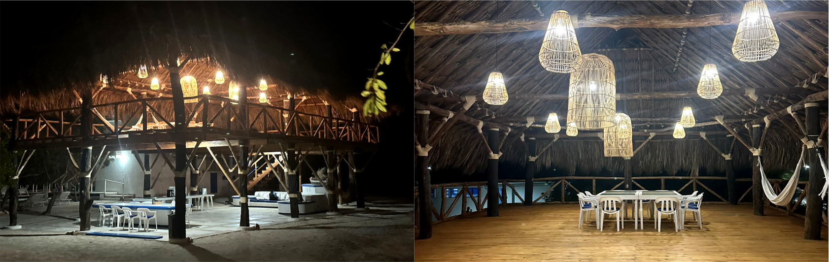 KIOSCO ISLA CEI CEN – ARCHIPIELAGO SAN BERNARDO COLOMBIA MADERA: PINO - EUCALIPTO