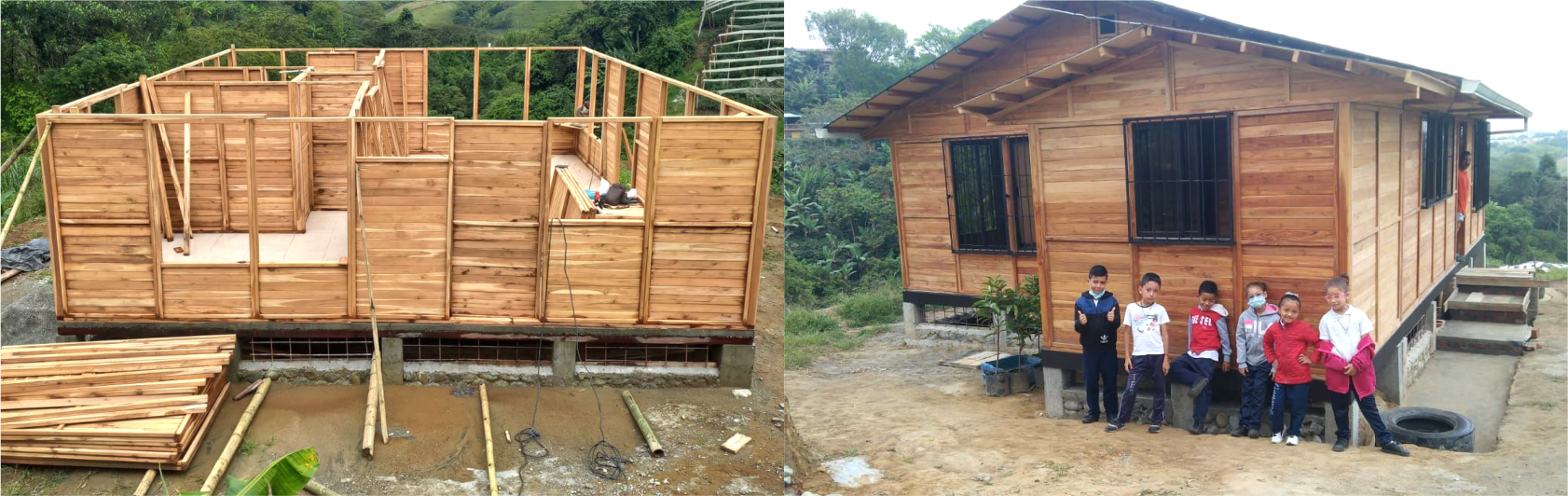 CASAS PREFABRICADAS  MADERA: TECA